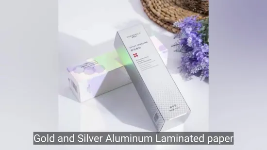 Gold/Silver Aluminum Laminated Paper/Plastic Free Board