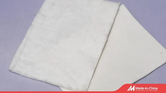 100% Pet Short Fiber Non Woven Geotextile Fabric for Landfill Filtration