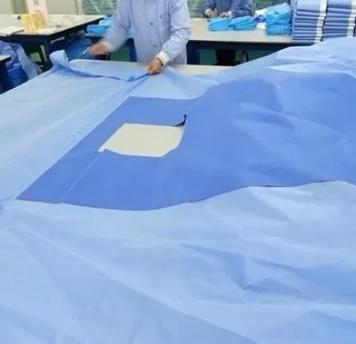 Supply of Raw Materials for Sm PE Laminated Non Woven Surgical Drapes Fabric Super Absorbent Pad Finished Products