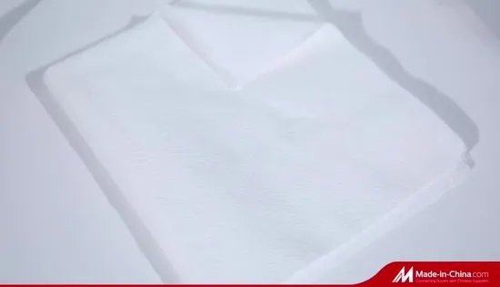 Manufacturer Supplier Nonwoven 100% Polyester Spunlace Non Woven Fabrics Roll Materials for Wet Wipes