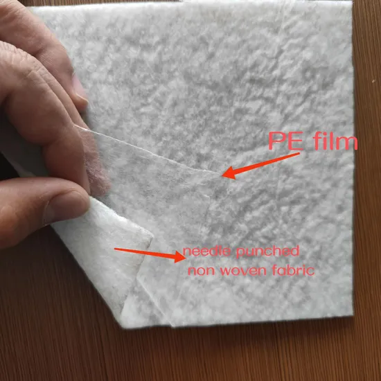 PE Film Laminated Polyester Needle Punched Nonwoven Fabric 