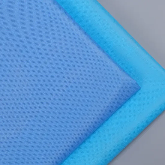China Factory Supply Raw Material Sterile PE Film Laminated Absorbent Spp / SMS Nonwoven Fabric 