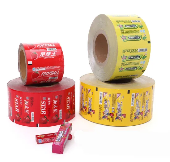 Chocolate Wrapping Foil Paper Laminated Gold Aluminum Foil Paper Food Packaging Bubble Gum Packaging Paper Pharmaceutical Packaging Paper 