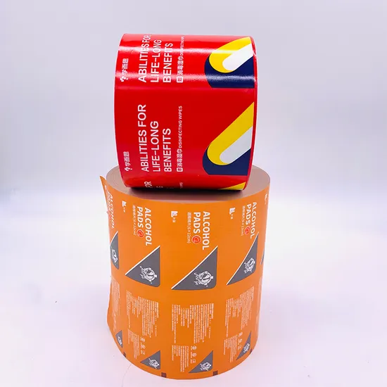 High Strength Alcohol Wipes Packaging Paper with Laminated Aluminum Foil for Enhanced Puncture Resistance and Product Freshness 