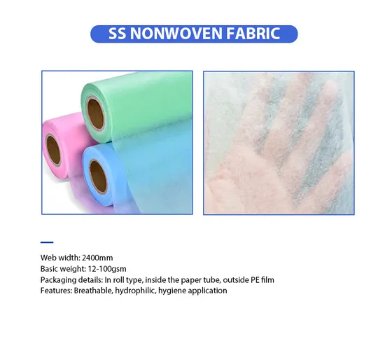 SMMS Nonwoven Fabric / 22g PP Spunbond SMS Non Woven Fabric 